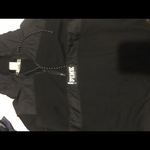 Pink half zip hoodie